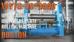 W11S 큰 타입 상단 롤러 유니버설 플레이트 롤링 머신 W11S-80*3500